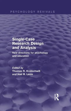 Cover Single-Case Research Design and Analysis (Psychology Revivals) (eBook, PDF)