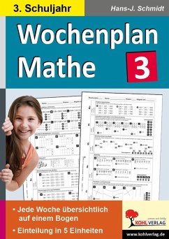 Cover Wochenplan Mathe / Klasse 3 (eBook, PDF)