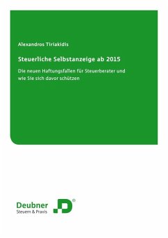 Cover Steuerliche Selbstanzeige ab 2015 (eBook, ePUB)