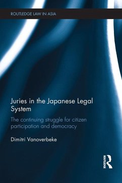 Cover Juries in the Japanese Legal System (eBook, ePUB)