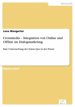 Crossmedia - Integration von Online und Offline im Dialogmarketing (eBook, PDF) - Wengerter, Lena