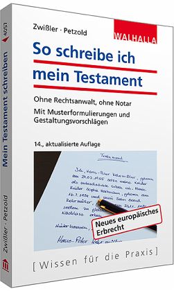 So schreibe ich mein Testament So schreibe ich mein Testament