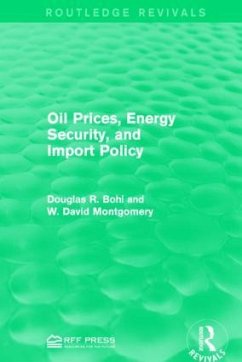 Oil Prices, Energy Security, and Import Policy - Bohi, Douglas R; Montgomery, W David