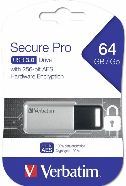 Verbatim Secure Data Pro 64GB USB Stick 3.0 - Portofrei bei bücher.de kaufen