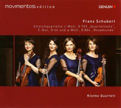 Streichquartette D 703,D 46/+(Movimentos Ed.) - Klenke Quartett