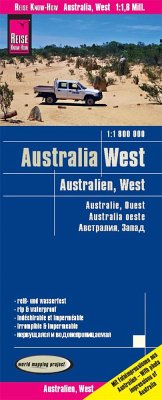 Reise Know-How Landkarte Australien, West / Australia, West (1:1.800.000) - Reise Know-How Verlag Peter Rump