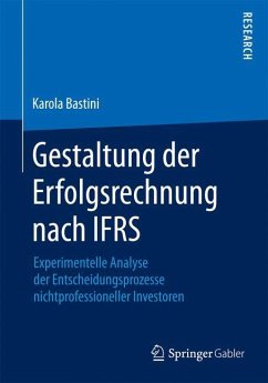 Gestaltung der Erfolgsrechnung nach IFRS - Bastini, Karola