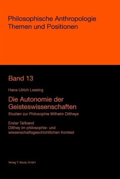 Die Autonomie der Geisteswissenschaften (eBook, PDF) - Lessing, Hans-Ulrich