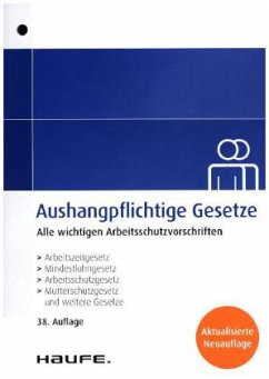 Cover Aushangpflichtige Gesetze