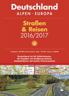 Cover Shell Straßen & Reisen 2016/17 Deutschland 1:300.000, Alpen, Europa