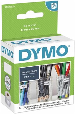 Cover Dymo Vielzweck-Etiketten 25 x 13 mm weiß 1000 St. 11353