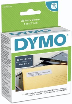 Dymo Rücksendeadress-Etiketten 25 x 54 mm weiß 500 St. 11352