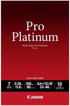Canon PT-101 A 3+, 10 Blatt Photo Paper Pro Platinum 300 g