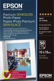 Epson Premium Semigloss Photo Paper 10x15, 50 Blatt 251 g