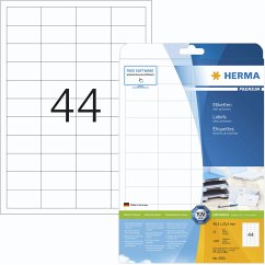 Herma Etiketten 48,3x25,4 25 Bl. DIN A4 1100 Stück 5051