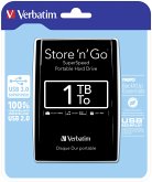 Verbatim Store n Go 2,5 1TB USB 3.0 schwarz 53023