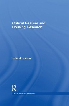 Critical Realism and Housing Research (eBook, ePUB) - Lawson, Julie