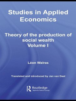 Studies in Applied Economics (eBook, ePUB) - Walras, Léon