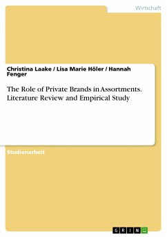The Role of Private Brands in Assortments. Literature Review and Empirical Study (eBook, PDF) - Laake, Christina; Höler, Lisa Marie; Fenger, Hannah