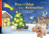 Rica und Oskar feiern Weihnachten, m. Stoffschaf