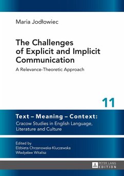 The Challenges of Explicit and Implicit Communication - Jodlowiec, Maria