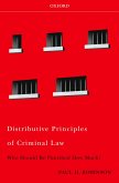 Distributive Principles of Criminal Law (eBook, ePUB)