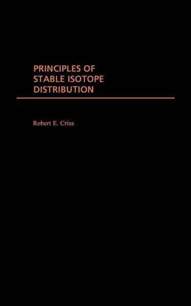 Principles of Stable Isotope Distribution (eBook, ePUB)