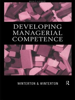 Developing Managerial Competence (eBook, ePUB) - Winterton, Jonathan; Winterton, Ruth