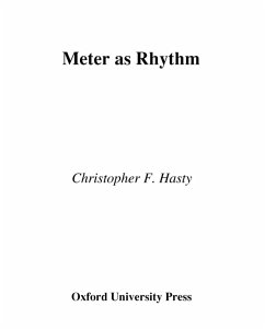 Cover Meter As Rhythm (eBook, ePUB)