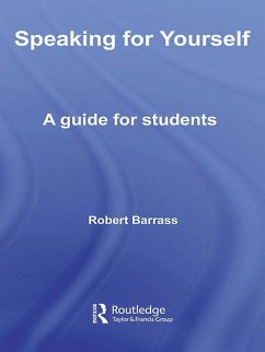 Speaking for Yourself (eBook, ePUB) - Barrass, Robert