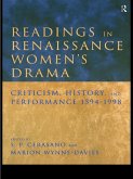 Readings in Renaissance Women's Drama (eBook, PDF)