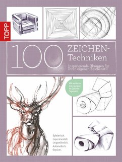 100 Zeichentechniken (eBook, PDF) - Reiter, Monika; Schlautmann, Dieter