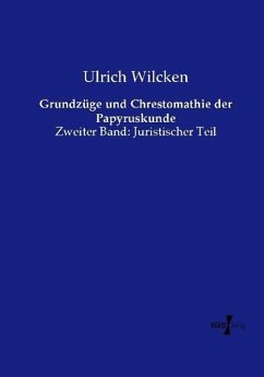 Cover Grundzüge und Chrestomathie der Papyruskunde