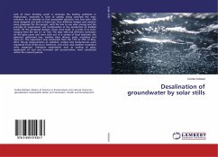 Desalination of groundwater by solar stills