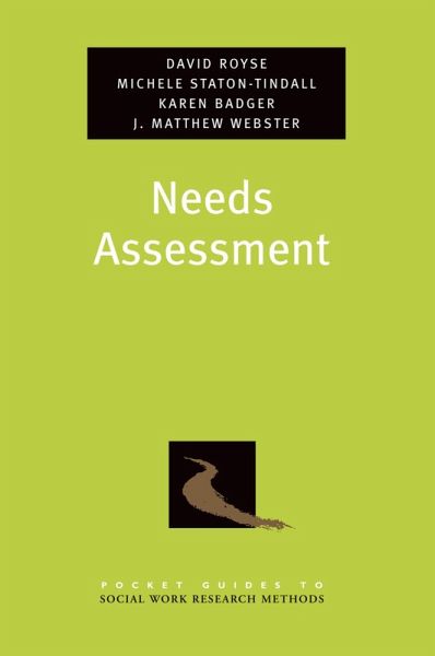 Needs Assessment (eBook, ePUB) Needs Assessment (eBook, ePUB)