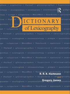 Cover Dictionary of Lexicography (eBook, PDF)