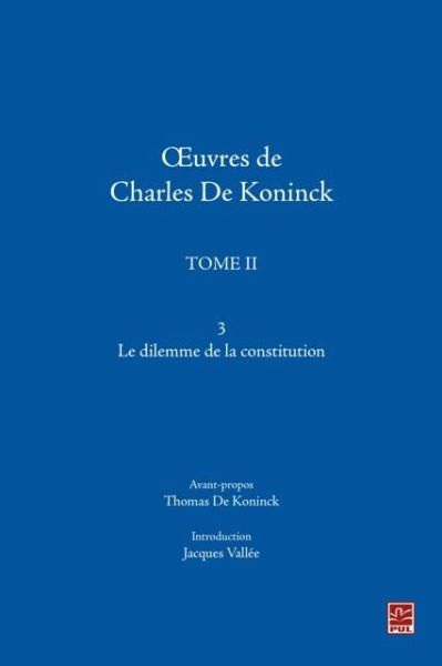 Oeuvres de Charles De Koninck 02 - v.03 (eBook, PDF) Oeuvres de Charles De Koninck 02 - v.03 (eBook, PDF)