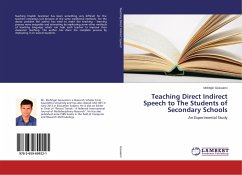 Teaching Direct Indirect Speech to The Students of Secondary Schools