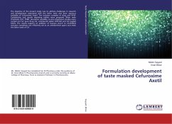 Formulation development of taste masked Cefuroxime Axetil