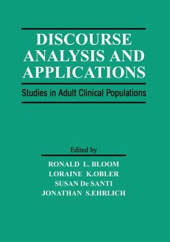 Discourse Analysis and Applications (eBook, PDF)