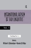 International Review of Sign Linguistics (eBook, ePUB)