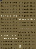 Generative Linguistics (eBook, ePUB)