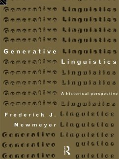 Generative Linguistics (eBook, ePUB) - Newmeyer, Frederick J.