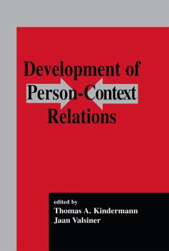 Development of Person-context Relations (eBook, PDF)