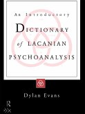 An Introductory Dictionary of Lacanian Psychoanalysis (eBook, PDF)