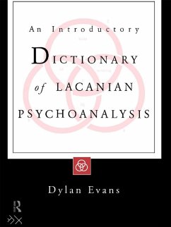 An Introductory Dictionary of Lacanian Psychoanalysis (eBook, PDF) - Evans, Dylan