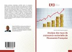 Analyse des taux de croissance sectorielle de l'Economie Française