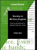 Variety in Written English (eBook, PDF)