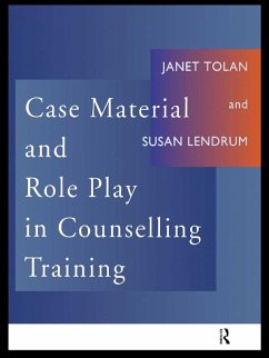 Cover Case Material and Role Play in Counselling Training (eBook, PDF)