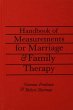 Handbook Of Measurements For Marriage... - Bild 1